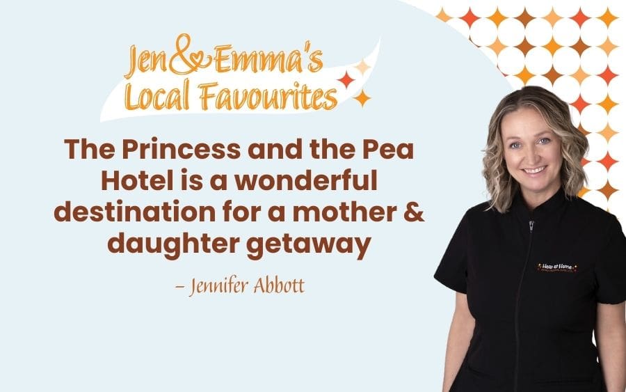 The Princess and the Pea Hotel is a wonderful destination for a mother & daughter getaway