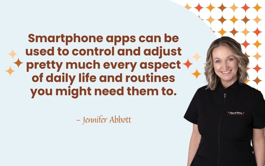 Smartphone apps can be used to control and adjust pretty much every aspect of daily life and routines you might need them to.