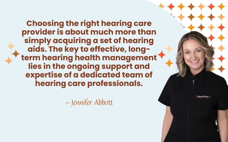 Choosing the right hearing care provider is about much more than simply acquiring a set of hearing aids. The key to effective, long-term hearing health management lies in the ongoing support and expertise of a dedicated team of hearing care professionals.