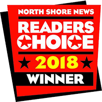 North Shore News Readers Choice 2018 Winner Logo